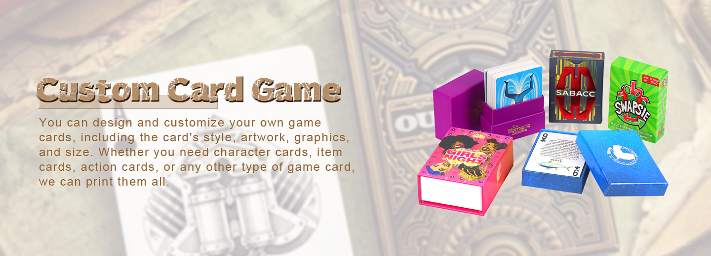 Card Game Printing Manufacturer