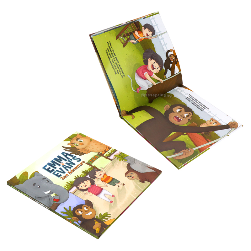 Hardcover Educational Kids Book Custom Children Picture Book