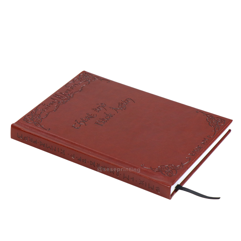 Custom A5 Leather Journal Printing Embossed Logo Notebook Diary