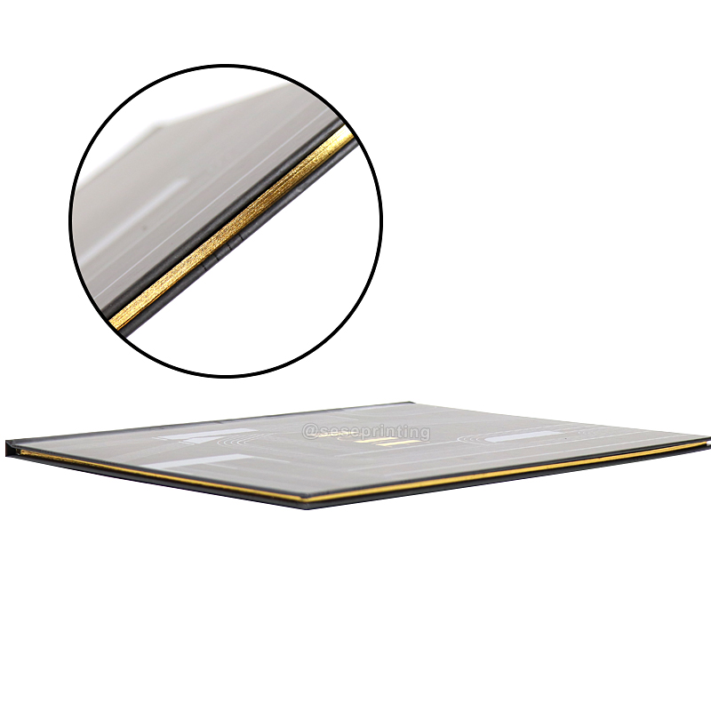 Custom Publishing Book Printing Sprayed Gold Edges Book Hardcover
