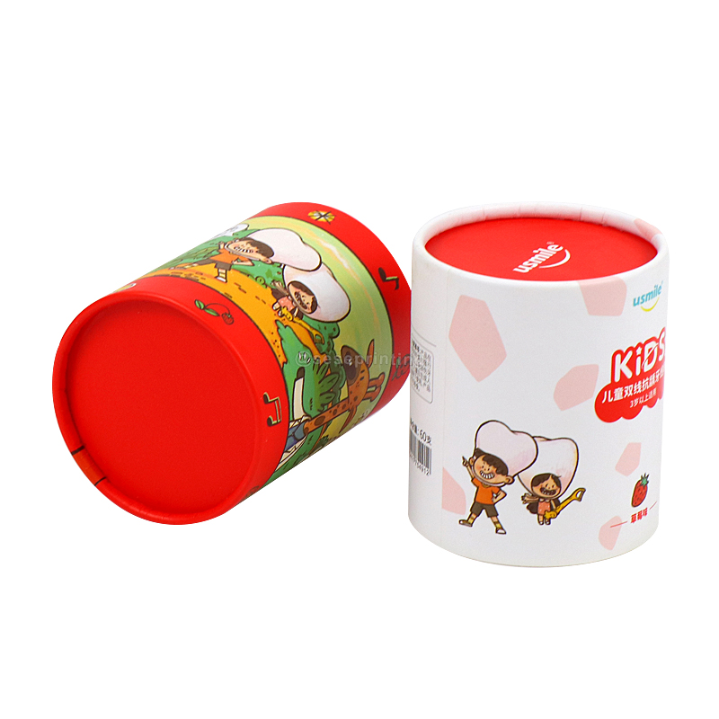 Custom Logo Cylinder Round Box Cardboard Paper Tube Packaging