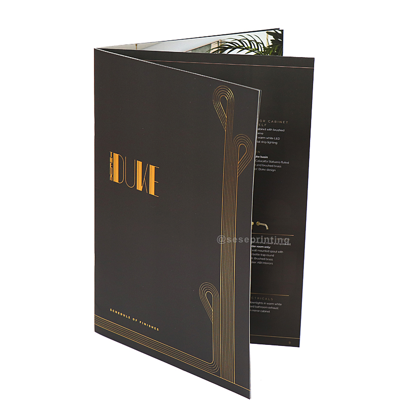 Custom Magazine Print Saddle Stitching Bound Brochure Catalogue