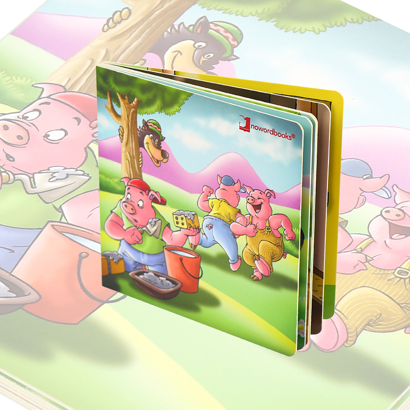 Custom 6x6 Kids Pictures Story Book Printing Custom Board Books