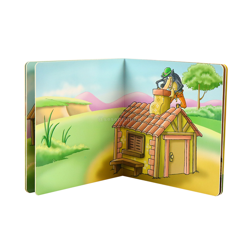 Custom 6x6 Kids Pictures Story Book Printing Custom Board Books