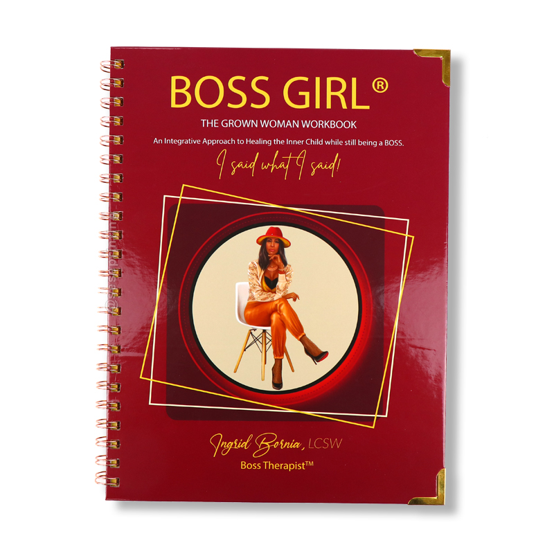 Custom Spiral Workbook Journal Printing Black Girl Boss Planners