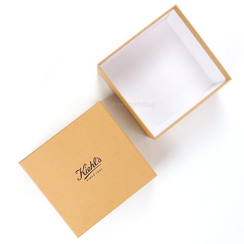 Custom Size Lid and Base Box Thick Kraft Paper Packaging Box