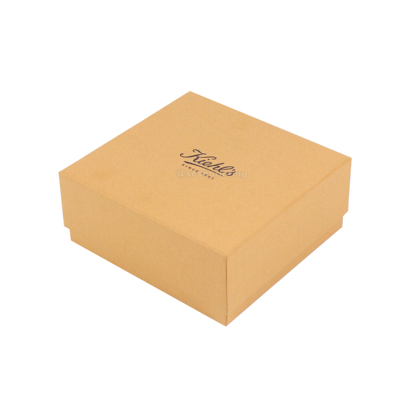 Custom Size Lid and Base Box Thick Kraft Paper Packaging Box