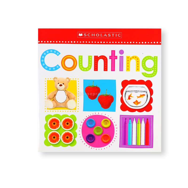 My First Early Learning Book Custom Kids Sticker Book Printing