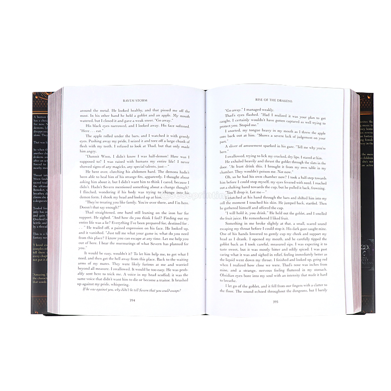 Foiled Book Printing Cloth Cover Special Edition Hardcover Book