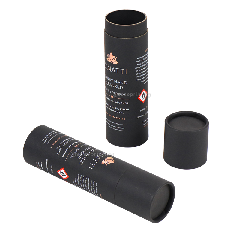 Recycled Round Paper Tube Packaging Custom Cardboard Box Printed