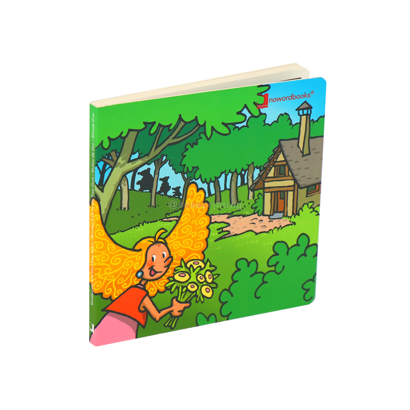 Custom Children Book Printing Kids Learning Story Cardboard Book