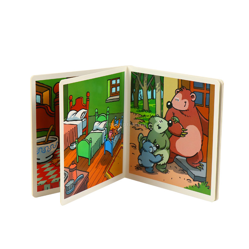 Custom Children Book Printing Kids Learning Story Cardboard Book