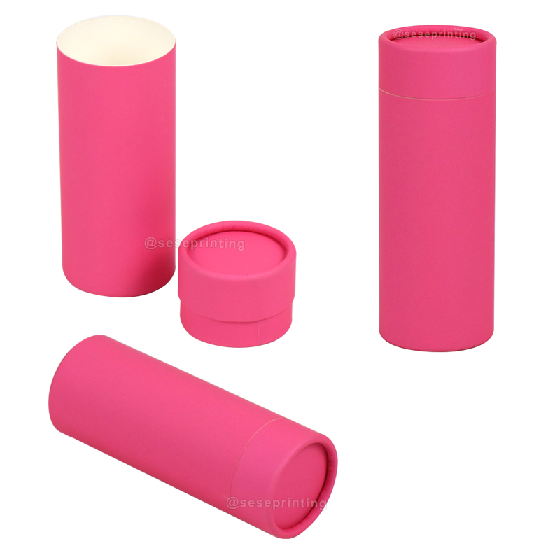 Custom Cylinder Boxes Printed Scented Candle Paper Tube Packaging