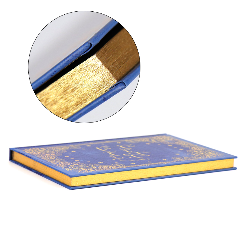 Gold Edges Hardback Book Personalized Sprayed Edge Book Printing