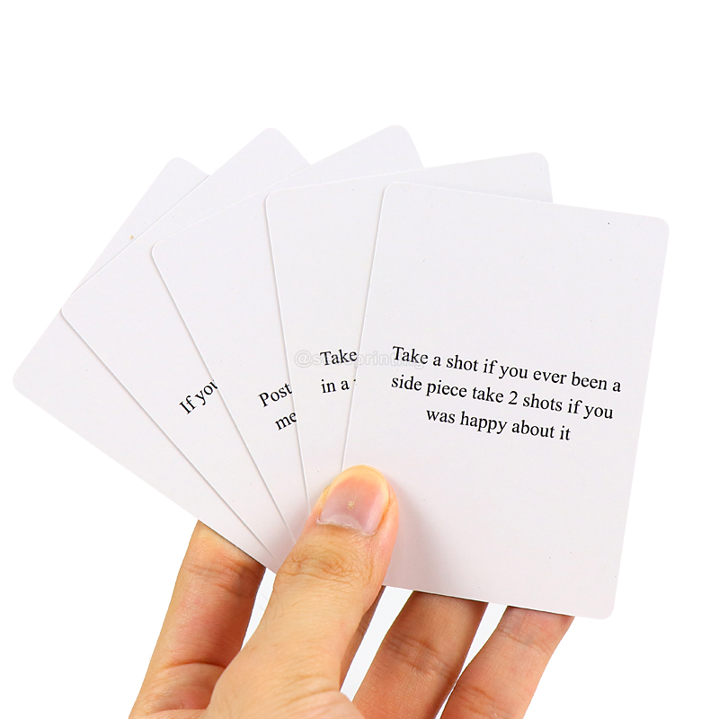 Custom Printing Couple Card Games Date Night Adult Drinking Cards