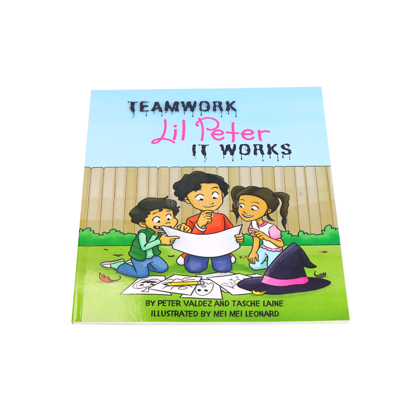 Custom Book Printing Services Paperback Children Book Publisher