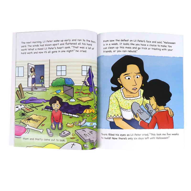 Custom Book Printing Services Paperback Children Book Publisher