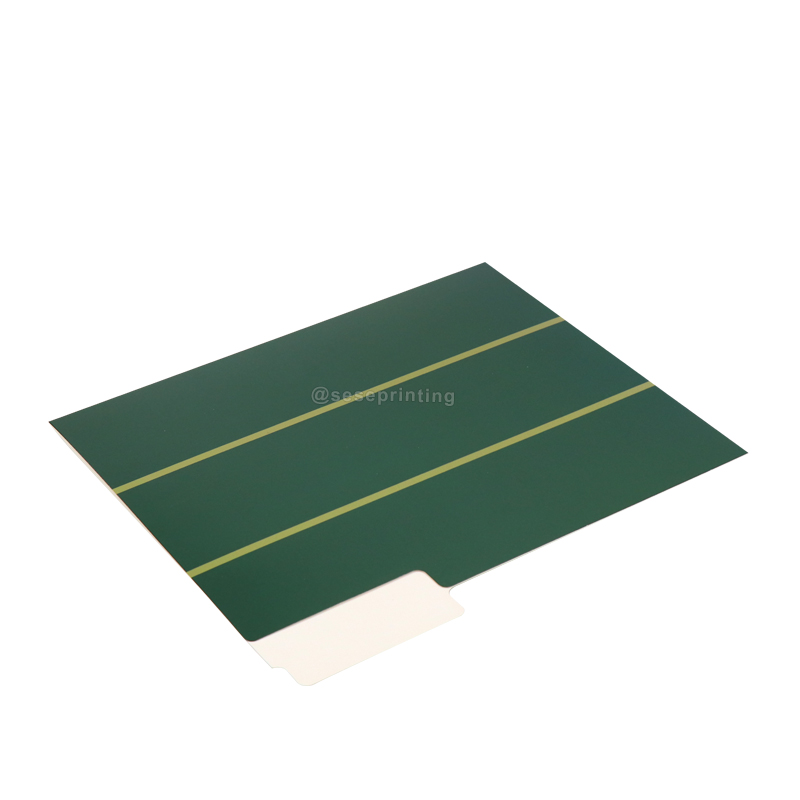 Custom File Folders Printed A4 Paper Folder with Tab