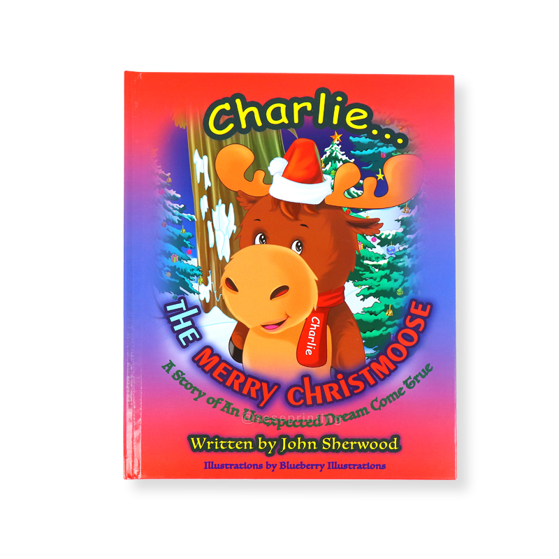 Custom Hardcover Children Merry Christmas Story Books Printing