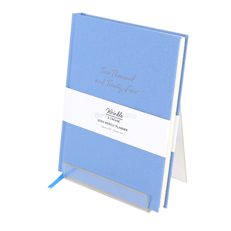 2024 Annual Weekly Planners Private Label Linen Journal Printing