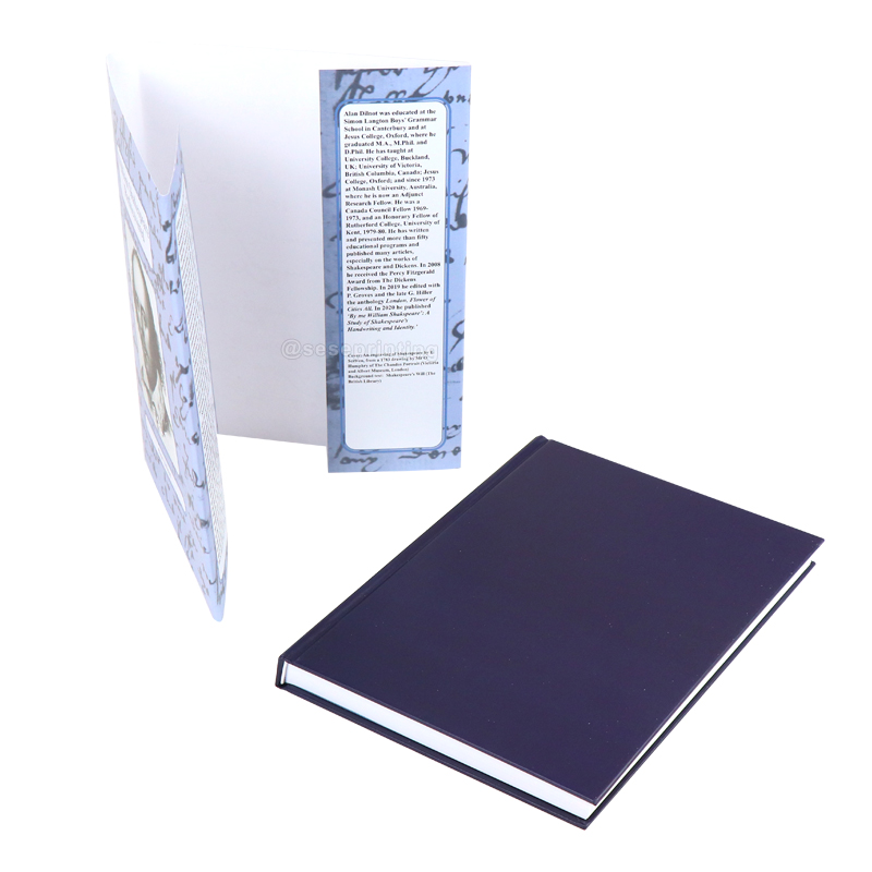 China Hardcover Book Printing Services Novel Book with Dust Jacket