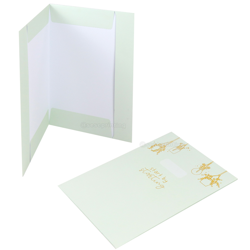 Custom Logo Folders Printing A4 Matte Cover Presentation Folder