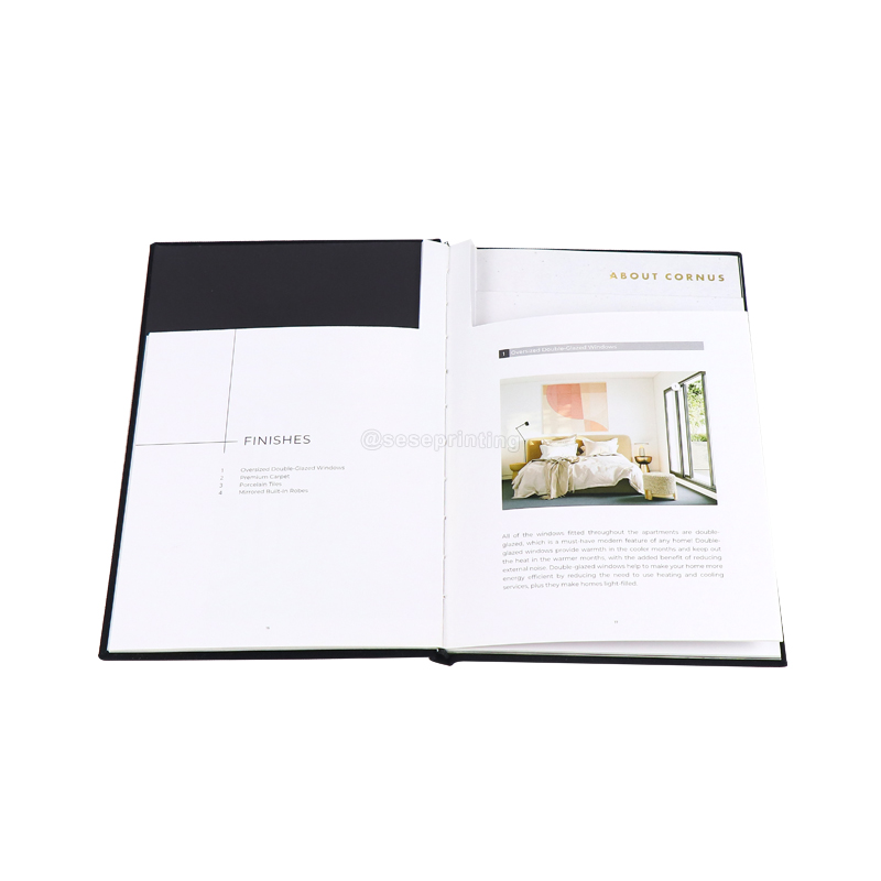 Luxurious Brochure Printed Custom Cloth Cover Booklet Magazines