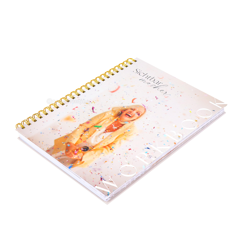 Custom Hardcover Notebook Journal Spiral Planner Agenda Printing