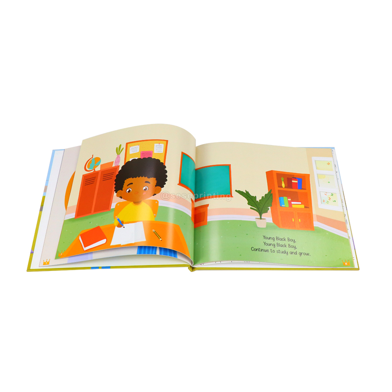 Young Black Boy Children Positive Affirmation Story Books Printing
