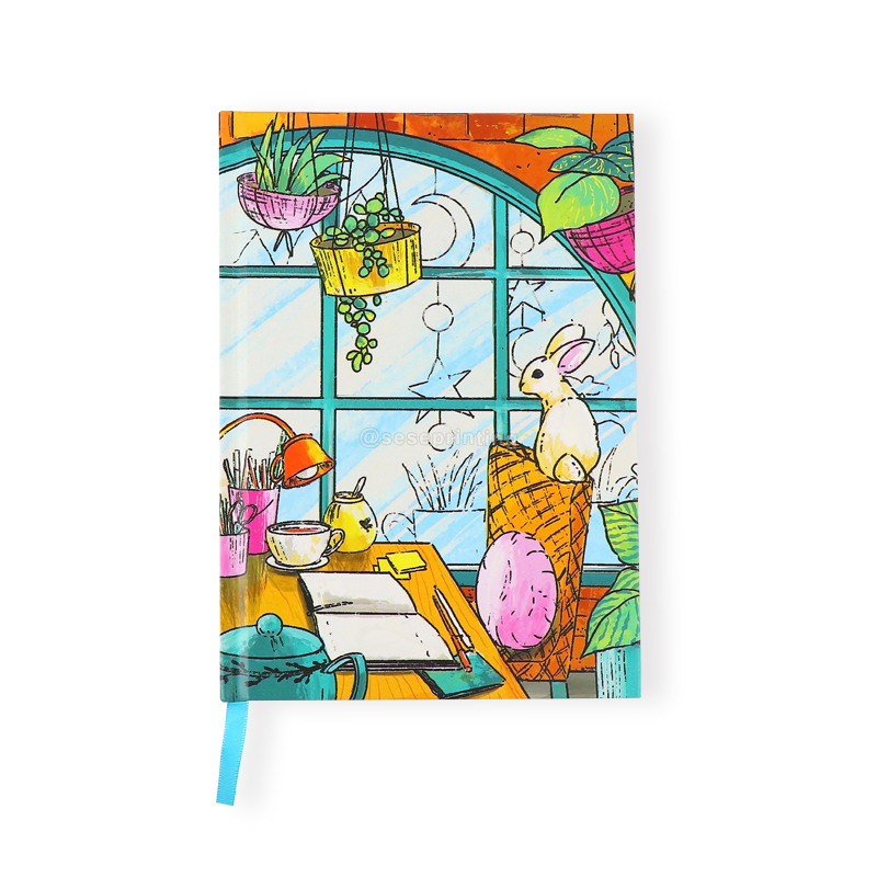 Custom Cute Notebook Hardcover Pocket Diary Journals Printing