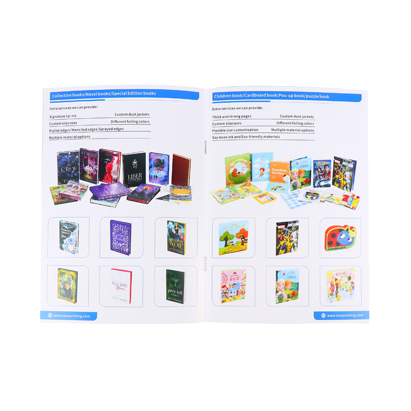 OEM Custom Company Exhibition Introduce Booklet Brochure Printing