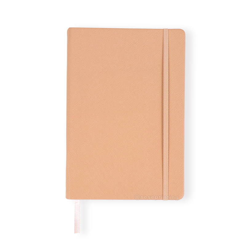 Printed Hardcover Business Diary Portable Leather Journal Notebook