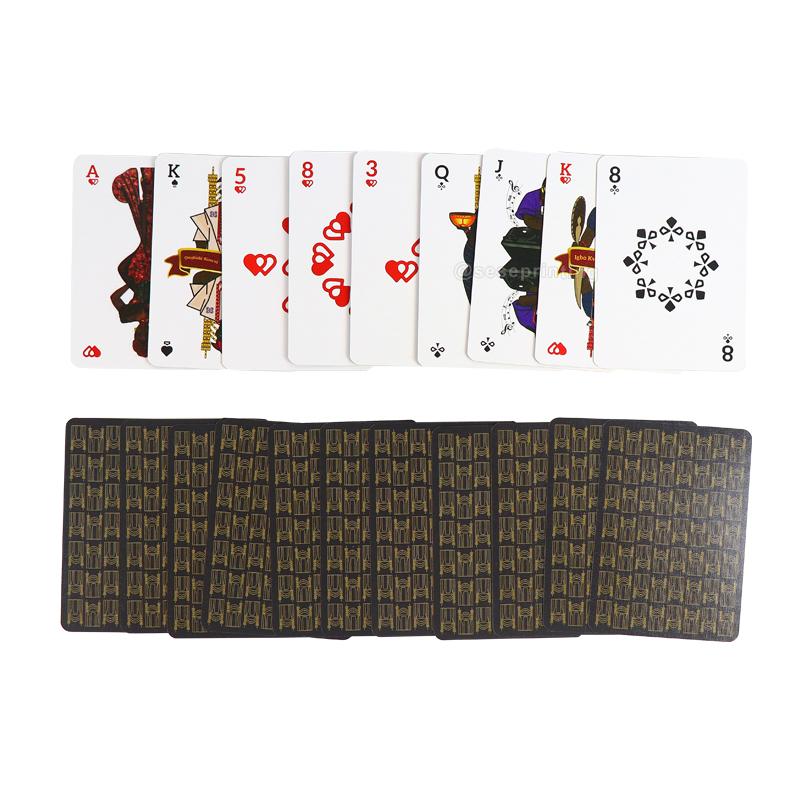 Custom Gold Edge Card Game Printing Your Own Designs Poker Card