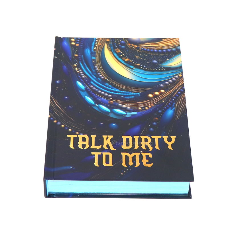 Foiled Hardcover Notebook Custom Sprayed Edge Journal Printing