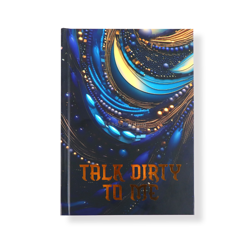 Foiled Hardcover Notebook Custom Sprayed Edge Journal Printing