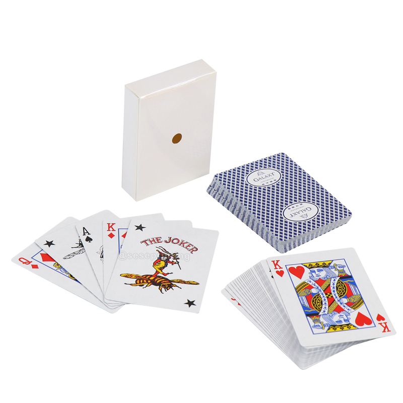 Custom Poker Cards Printing Double Deck Paper Playing Card Game