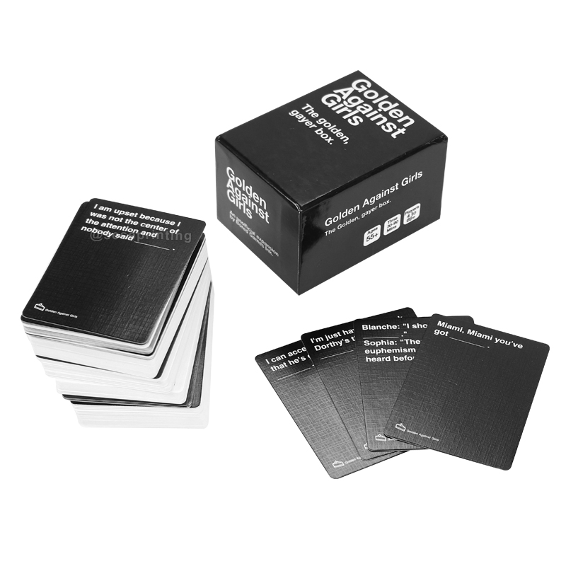 Print 180 Golden Girls Cards Against Humanity Expansion Card Game