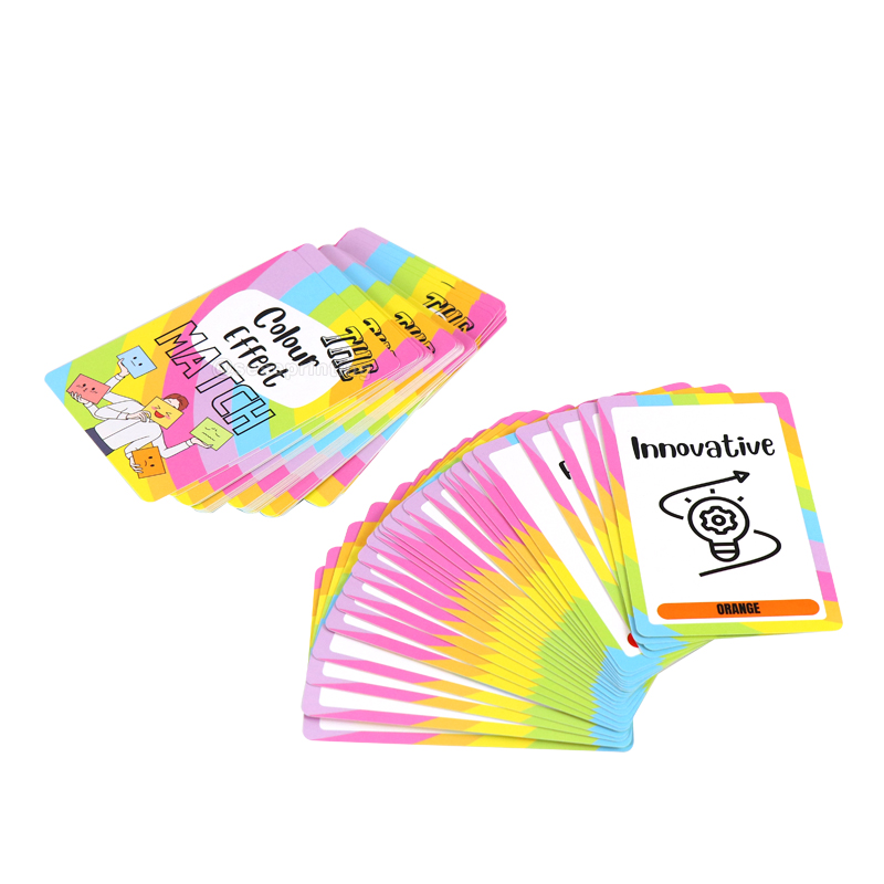 The Colour Effect Match Card Custom Education Flashcards Printing