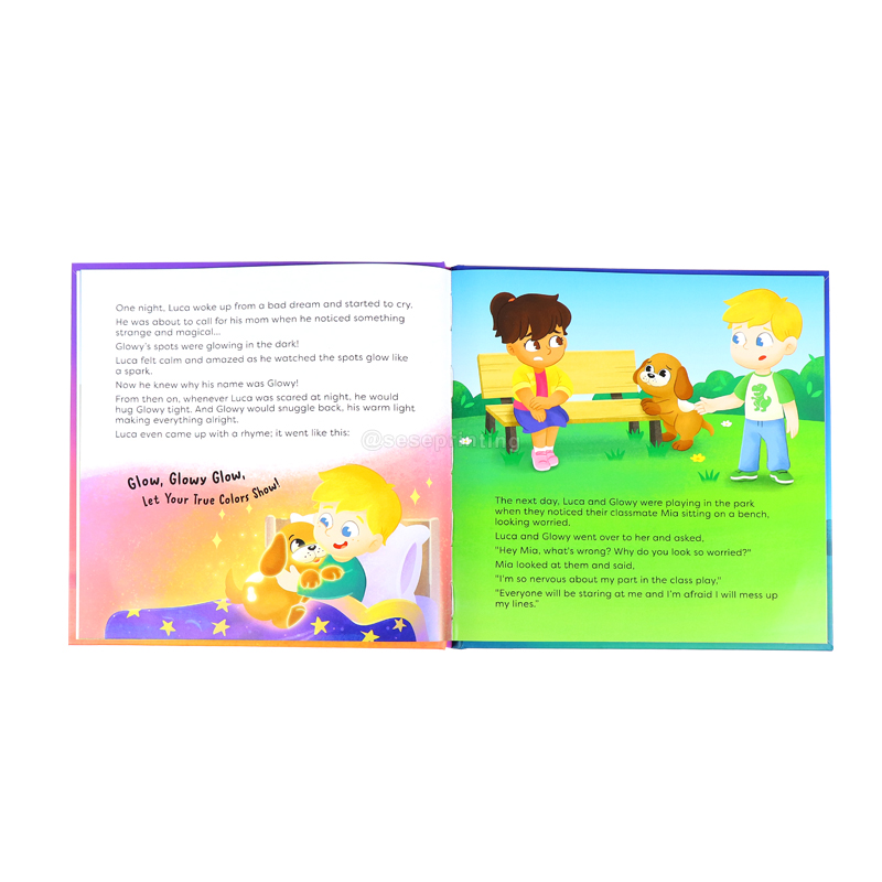 Custom Children Heartwarming Tale Hardcover Story Book Printing