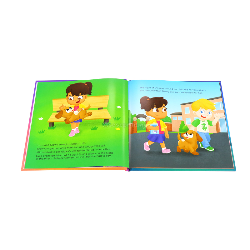 Custom Children Heartwarming Tale Hardcover Story Book Printing
