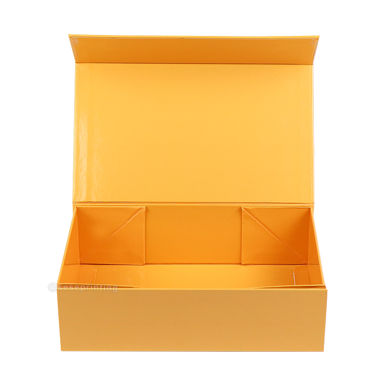 Flap Lid Cardboard Box Printing Folding Magnetic Closure Gift Box