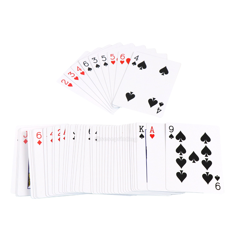 Playing Cards Printing 54 Poker Cards Custom Paper Card Game