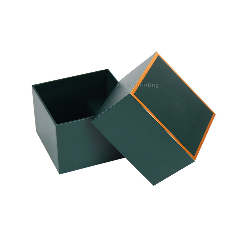 Printed Rigid Lid and Base Box Luxury Jewelry Packaging Gift Box