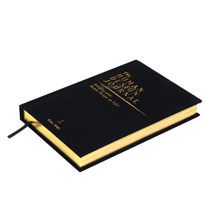 Gold Foil Edge Notebook Personalized Hardcover Journal Printing