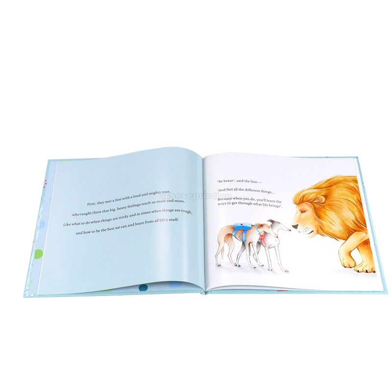 Customized English Hardcover Children Illustration Books Printed