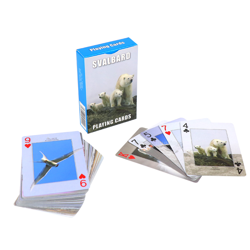 Custom Entertainment Card Game Print Playing Cards Manufacturer