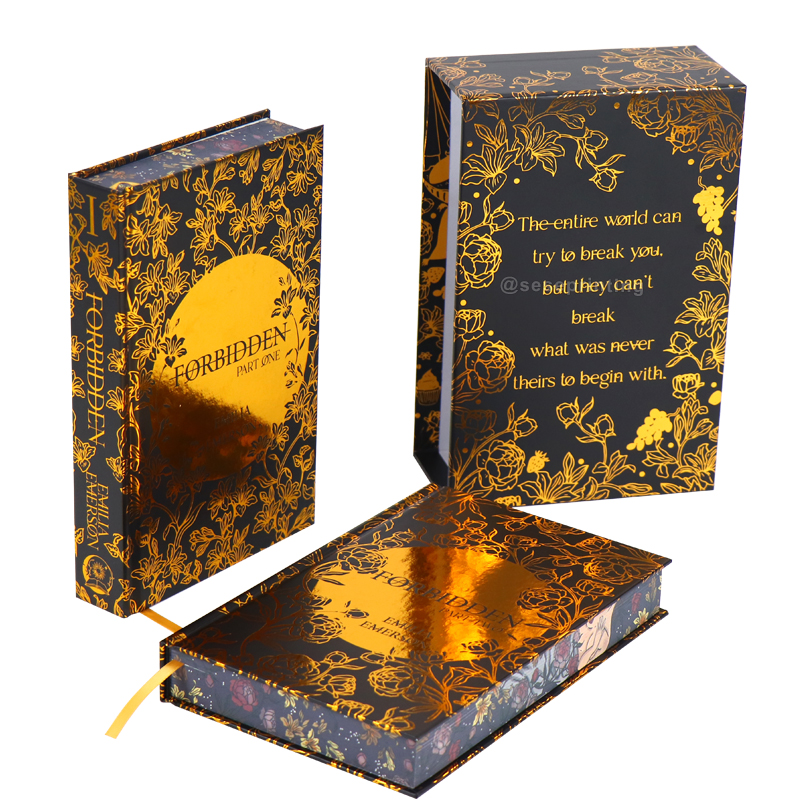 Hardcover Sprayed Edges Romance Novel Printing with Slipcase