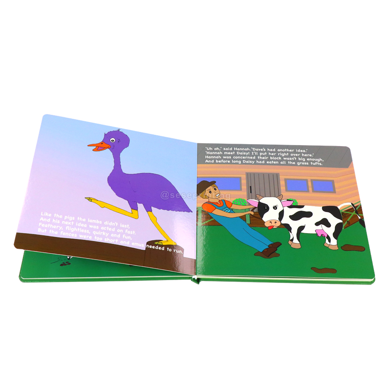 Book Manufacturer Custom Children Board Book Printing Service