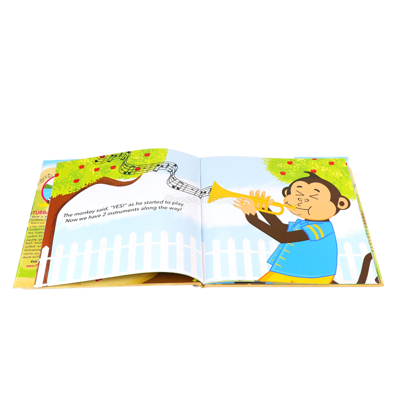 Hardcover Children Book Printing Kids Story Book with Dust Jacket