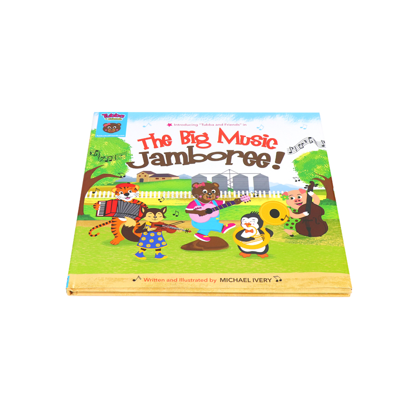 Hardcover Children Book Printing Kids Story Book with Dust Jacket
